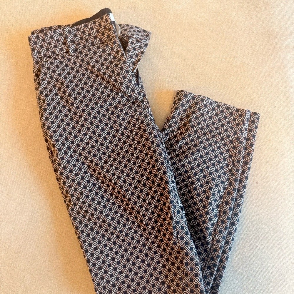 H&M Black and White Patterned Pants